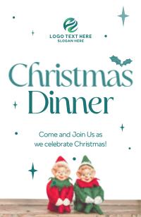 Christmas Dinner Invitation Preview