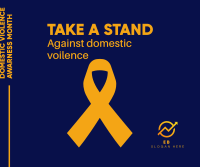 Take A Stand Against Violence Facebook Post Image Preview