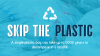 Sustainable Zero Waste Plastic Facebook Event Cover Design