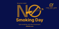Stop Smoking Today Twitter post Image Preview