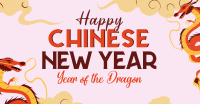 Chinese New Year Dragon Facebook Ad Design