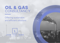 Oil and Gas Consultancy Postcard Preview