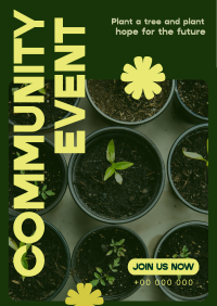 Trees Planting Volunteer Poster Image Preview