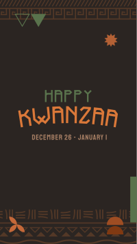 Traditional Kwanzaa Facebook Story Design