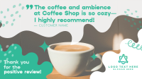 Quirky Cafe Testimonial Facebook event cover Image Preview