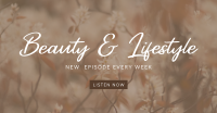 Beauty and Lifestyle Podcast Facebook Ad Design