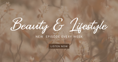 Beauty and Lifestyle Podcast Facebook ad Image Preview
