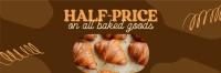 Bake Sale Promo Twitter Header Image Preview