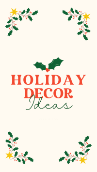 Christmas Decoration Ideas Facebook Story Design