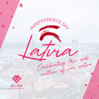 Latvia Independence Day Instagram Post Image Preview
