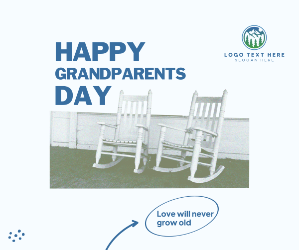 Grandparents Rocking Chair Facebook Post Design Image Preview