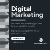 Digital Marketing Course Linkedin Post Design