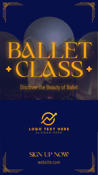 Sophisticated Ballet Lessons YouTube Short Design