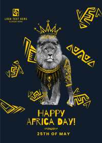 King of Safari Poster Design