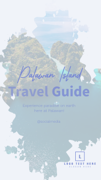 Palawan Travel Guide TikTok Video Design