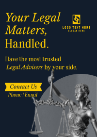 Legal Services Consultant Flyer Design