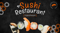 Sushi Resto Facebook Event Cover Design