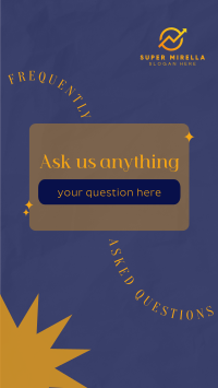 Ask anything Facebook Story Image Preview