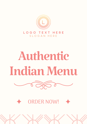 Authentic Indian Flyer Image Preview