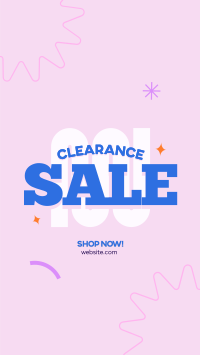 Abstract Shapes Sale TikTok video Image Preview