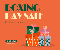 Boxing Day Clearance Sale Facebook Post Design
