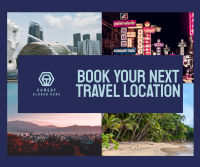 Book Your Travels Facebook Post Design