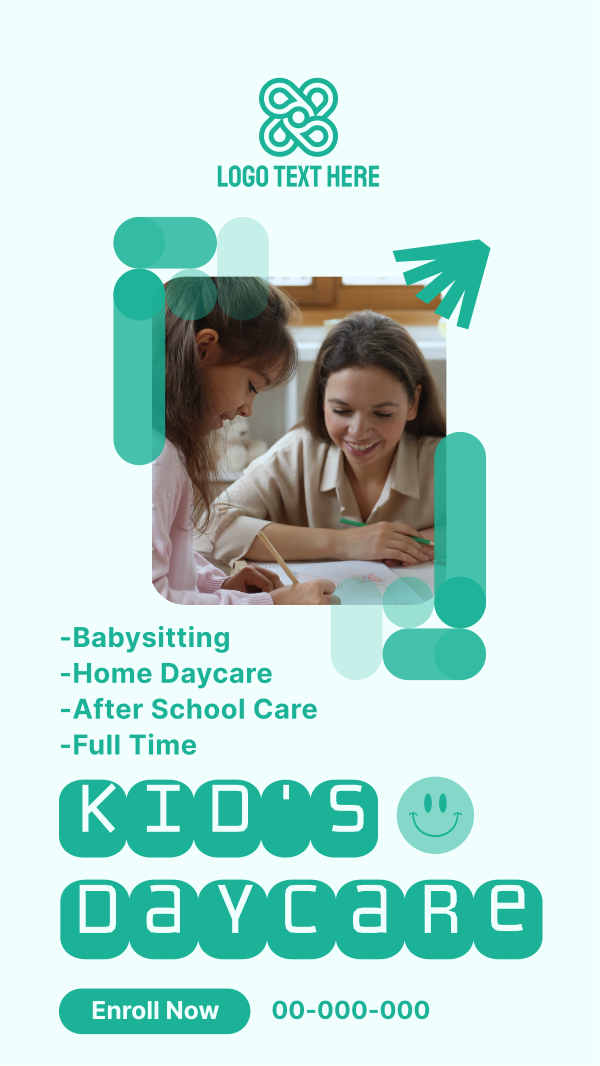 Kid's Daycare Services Instagram Story Design