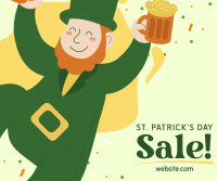 St. Patrick's Greeting Promo Sale Facebook post Image Preview