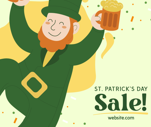 St. Patrick's Greeting Promo Sale Facebook Post Design Image Preview