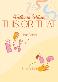 This or That Wellness Salon Poster Image Preview