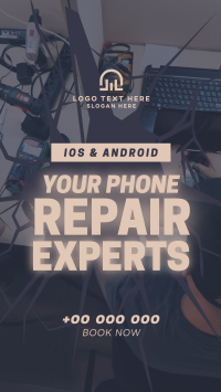 Phone Repair Experts YouTube short Image Preview