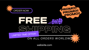 Worldwide Shipping Promo Video Image Preview