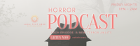 Horror Podcast Twitter header (cover) Image Preview