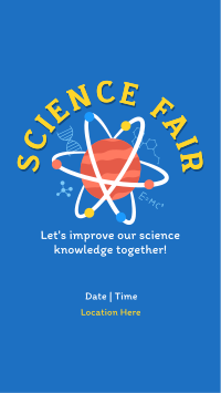 Science Fair Event TikTok video Image Preview