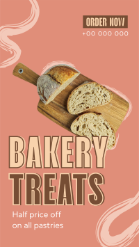 Bakery Treats TikTok video Image Preview