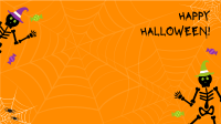 Cute Trick or Treat Zoom Background Image Preview