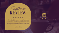 Simple Cafe Testimonial Animation Image Preview