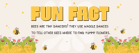 Bee Day Fun Fact Facebook Cover Image Preview