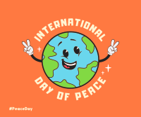 Floating Globe Peace Facebook Post Preview