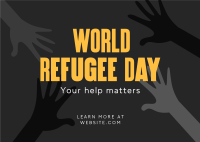 World Refugee Day Postcard Image Preview