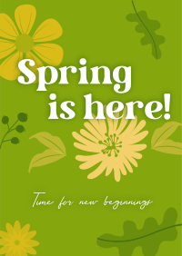 Spring New Beginnings Flyer Image Preview