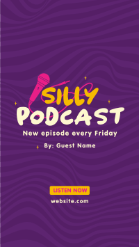 Silly Podcast Facebook story Image Preview