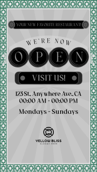 Vintage Asian Now Open Instagram reel Image Preview