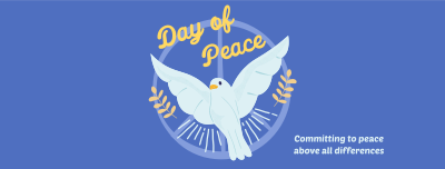 World Peace Dove Facebook cover Image Preview