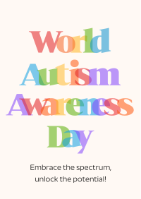 Autism Awareness Flyer Design