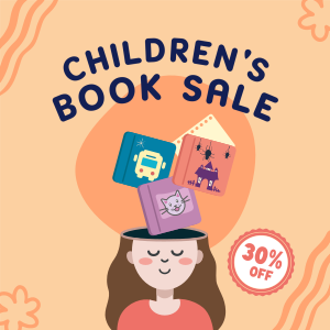 Kids Book Sale Instagram post Image Preview