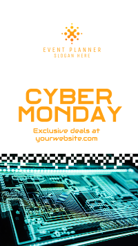 Cyber Monday Facebook Story Design