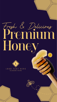 Premium Fresh Honey Facebook Story Preview