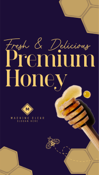 Premium Fresh Honey Facebook story Image Preview