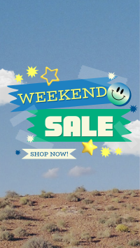 Fun Weekend Sale Instagram Story Design